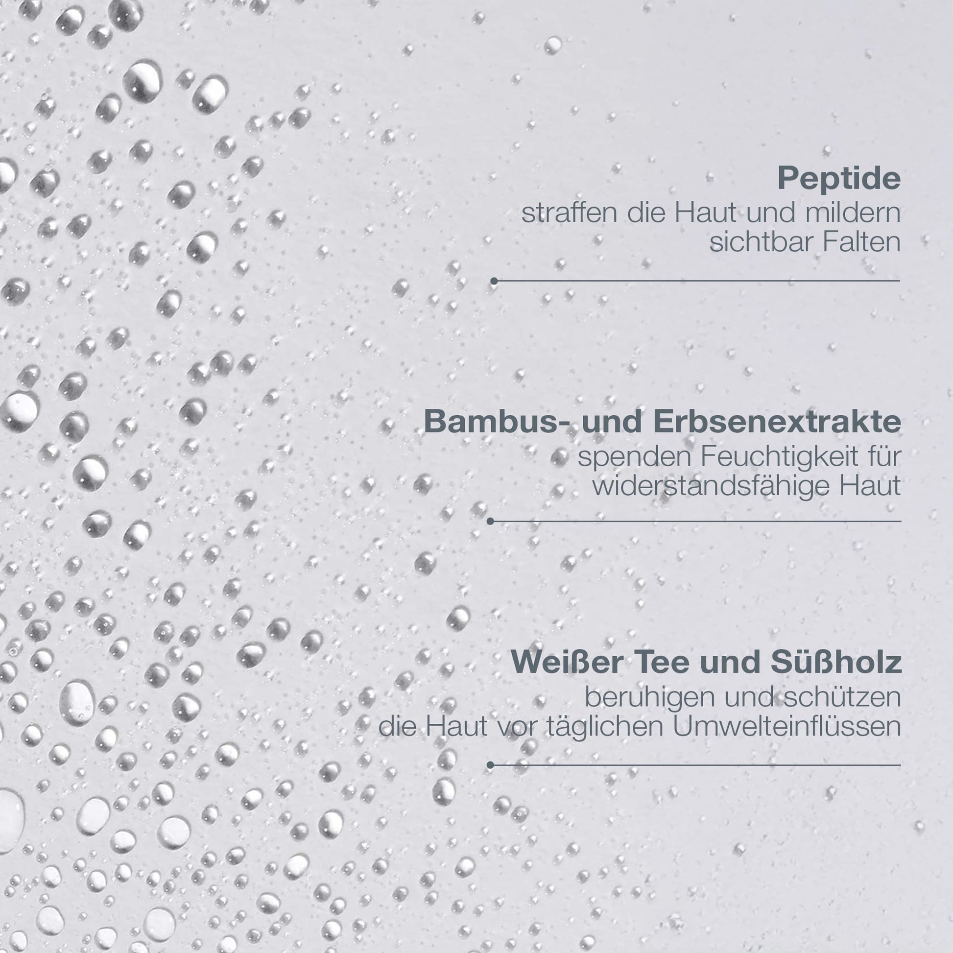 Antioxidant HydraMist enthält straffende Peptide, Bambus- und Erbsenextrakt, Weißen Tee und Süßholz. Das Gesichtsspray bietet antioxidativen Schutz und wird in feinen Wassertröpfchen aufgesprüht.