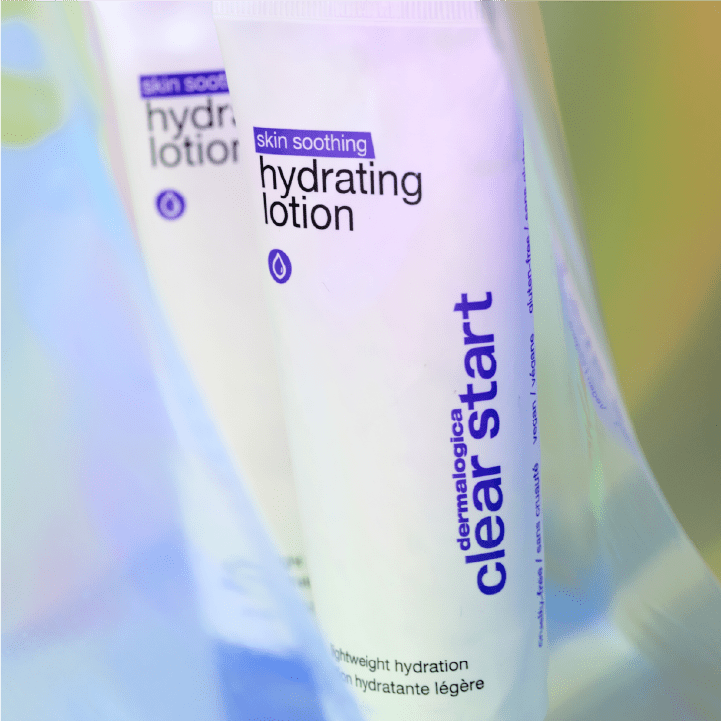 Nahaufnahme von Skin Soothing Hydrating Lotion Tuben.